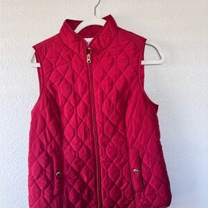 Quilted Red Women's Vest